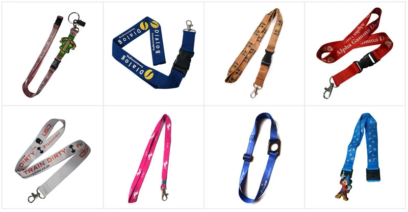 BSCI ISO 9001 Factory Custom Neck Lanyard Snap Hook with Buckle