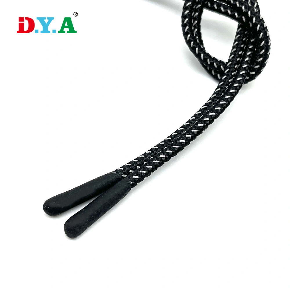 Custom Color Length Soft Reflective Polyester Round Cord 1mm 3mm Poly for Bag Zipper