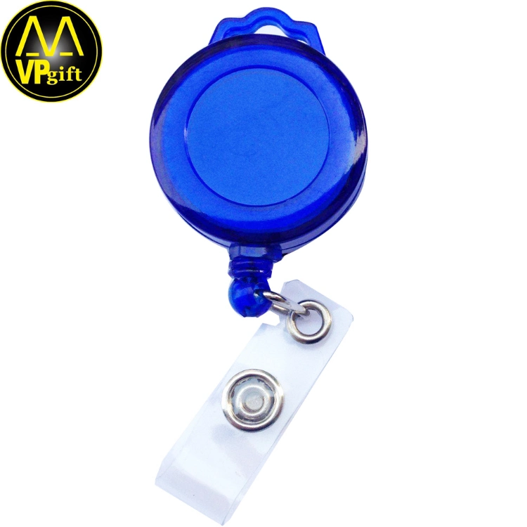 Custom Wholesale Retractable Resin PVC and Metal Key Badge Clip Reel