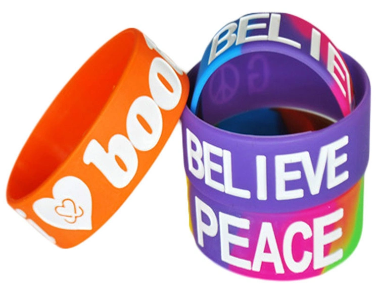 Promotion Gift Silicone Bracelet/Wristband with Custom Logo