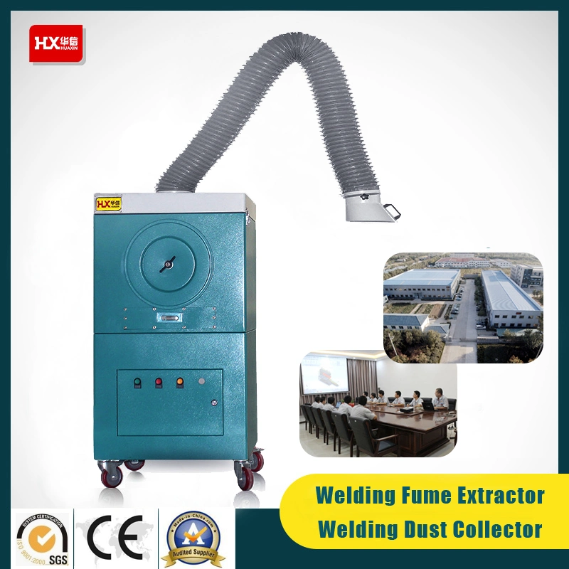 signal Arm Welding Fume Extractor/Dust Collector for One Welding Station