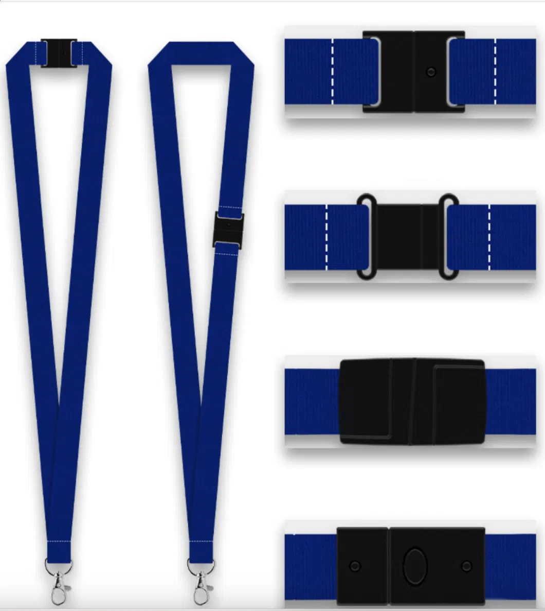 Black Neck Round Designer&prime;s Mobile Lanyard