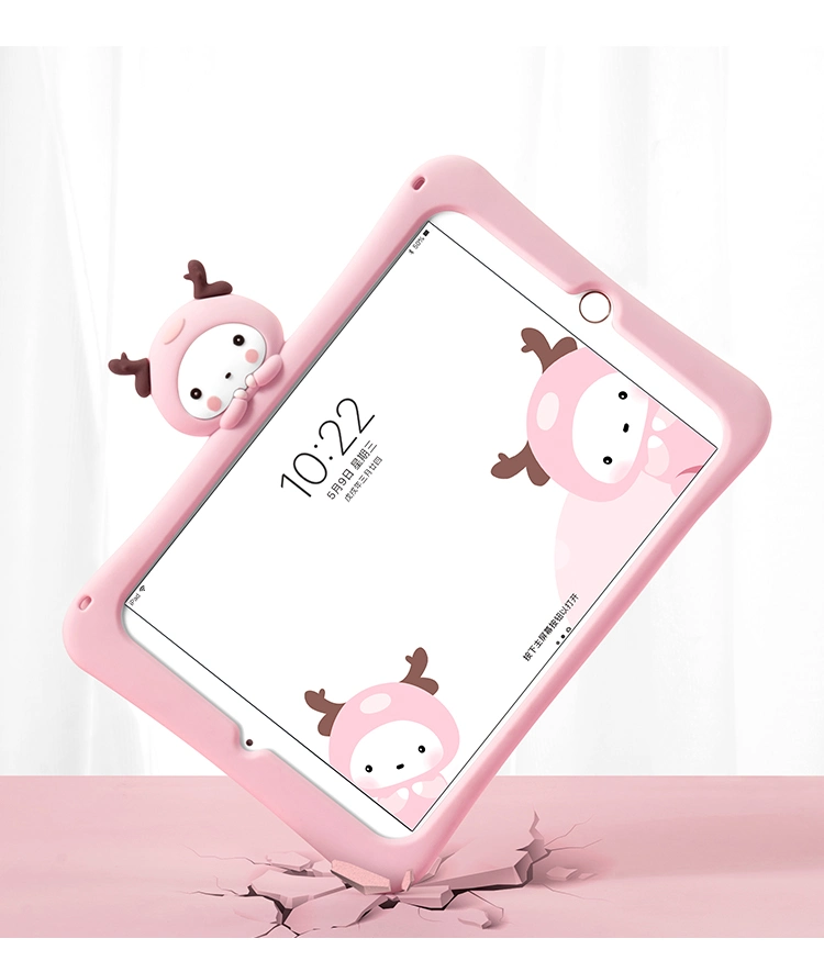 Deer Cartoon Kids Shockproof Case for iPad 10.2 Air Mini 5 4 Tablet Case Soft Silicone Case