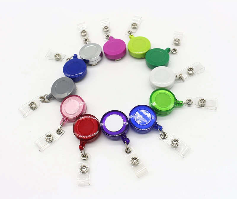 Ova Retractablel Carabiner Badge Reels Clips with Reinforced Strap