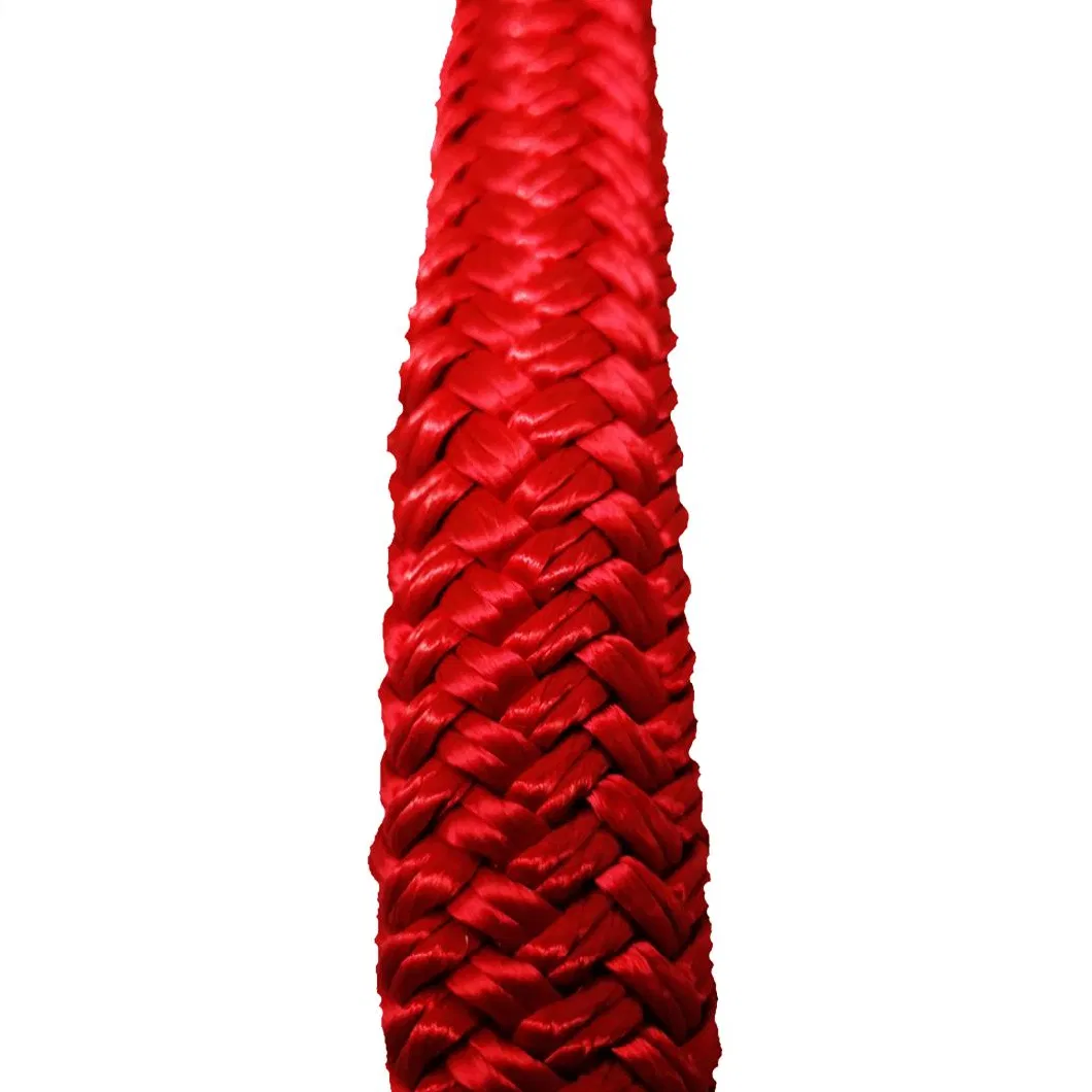 Double Braided Polyester Cord with Nylon Core for Industrial and Marine Ropes