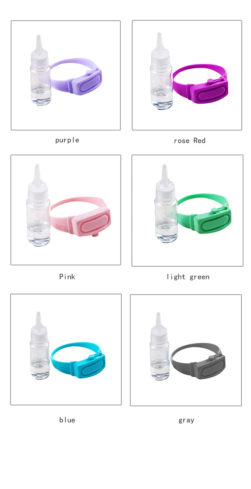 Customized New Product Wash-Free Portable Disinfectant Silicone Bracelet