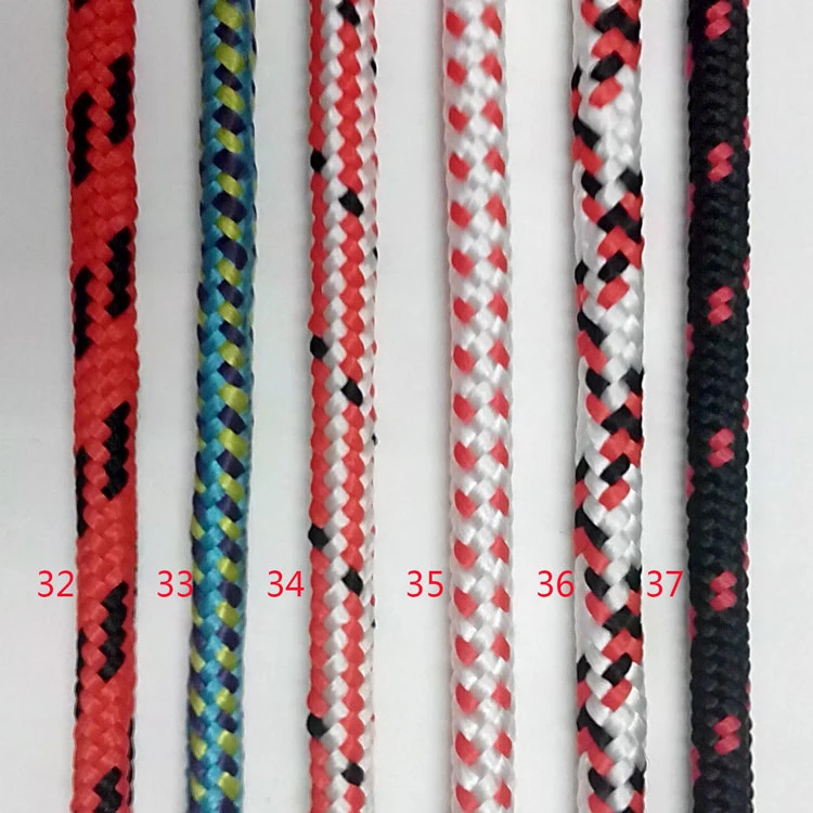 High-Quality 6mm Multi Color Nylon / Polyester / Cotton Braided Rope / Cord