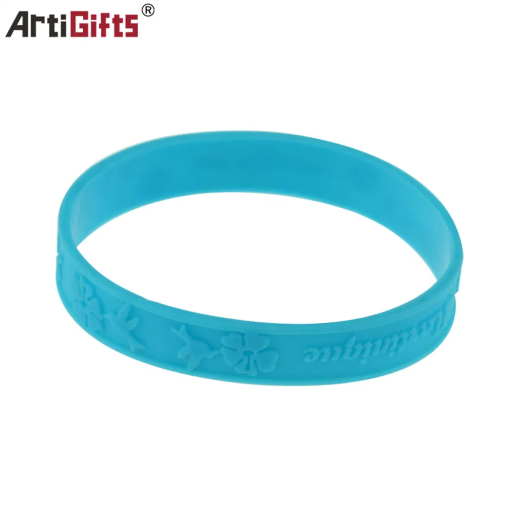 Bespoke Design Logo Colorful Silicone Bracelet