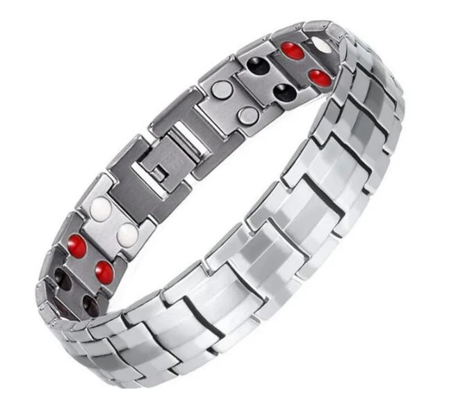 Healthcare Stainless Bio Magnetic Bracelet Pain Relief Energy Bracelet