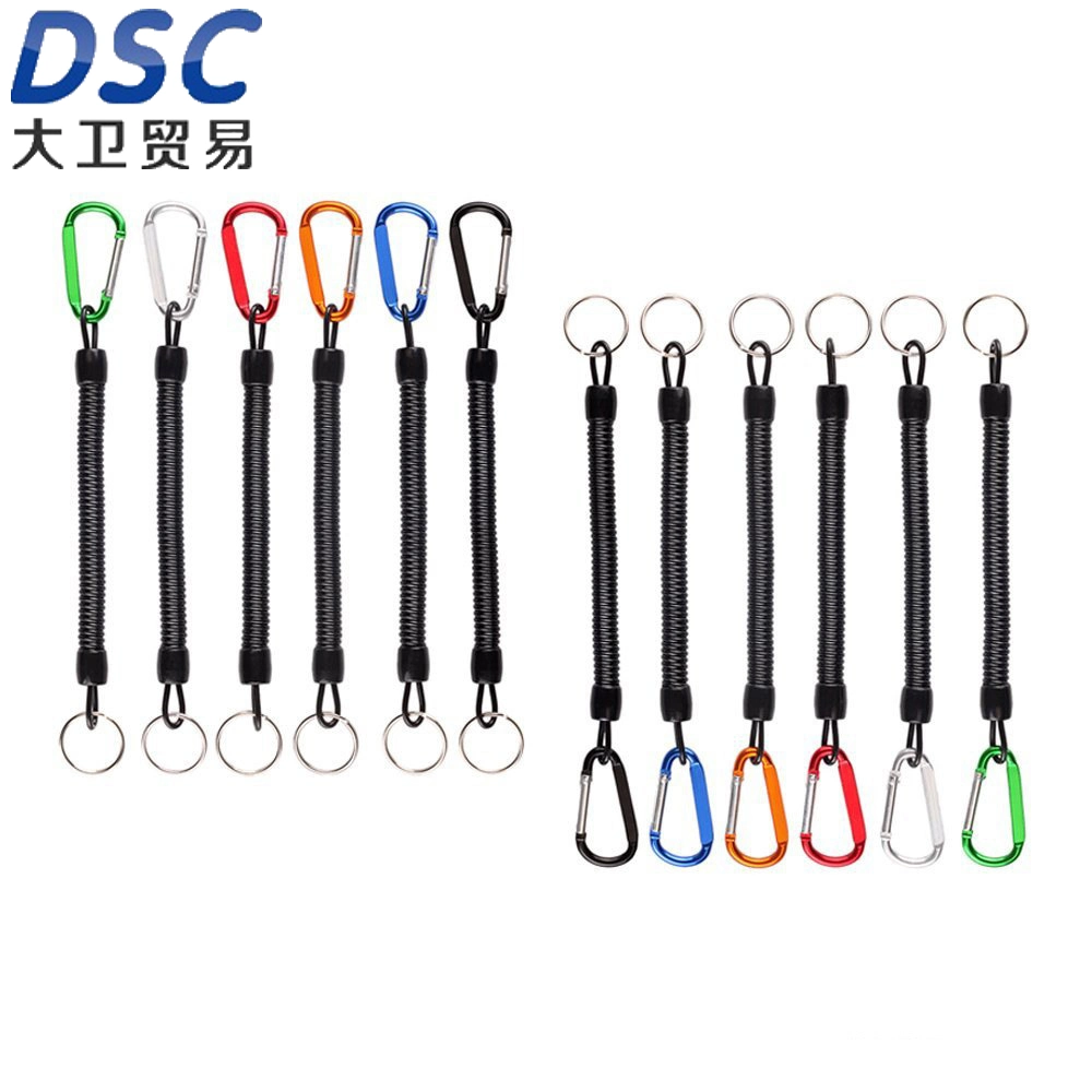 Full Extension Coiled Fishing Lanyards Boating Kayak Camping Secure Plier Rope