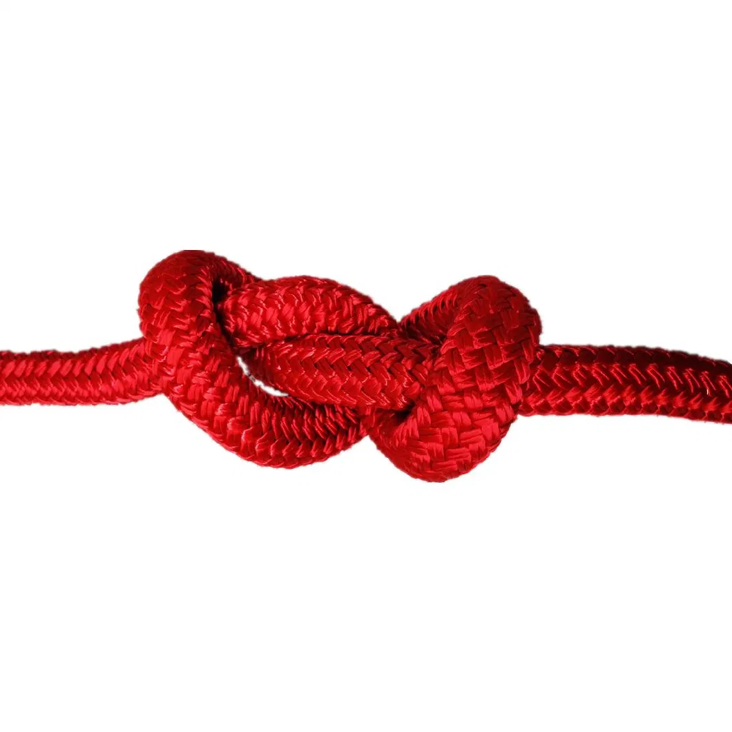 Double Braided Polyester Cord with Nylon Core for Industrial and Marine Ropes