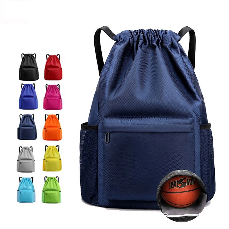 Drawstring Backpack Bag Wet and Dry Separation Beach Swimming Backpack for Sports