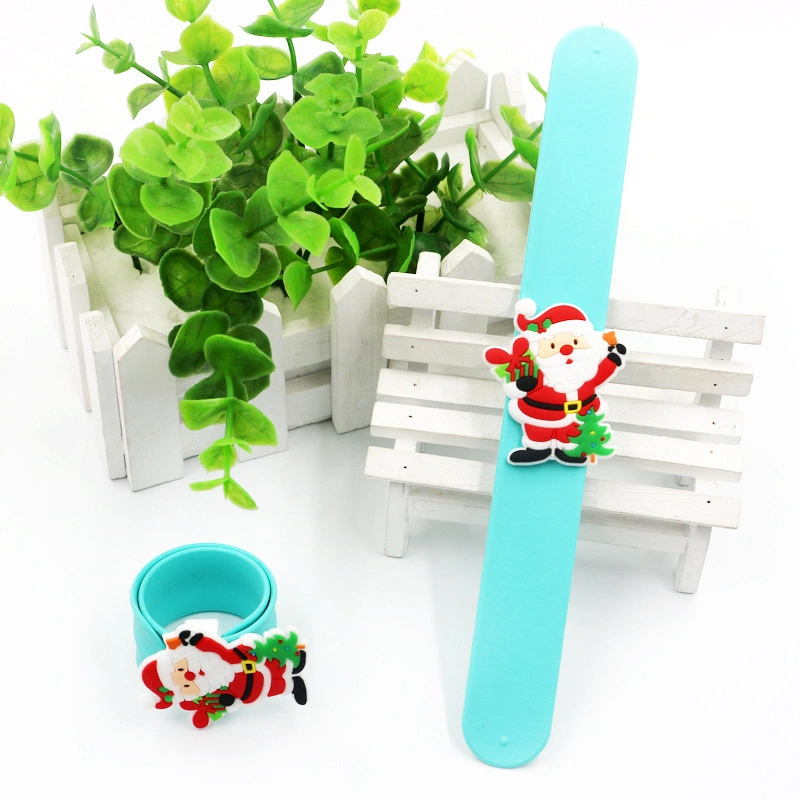 Promotional Gift Colorful Wrist Band Silicone Slap Bracelet