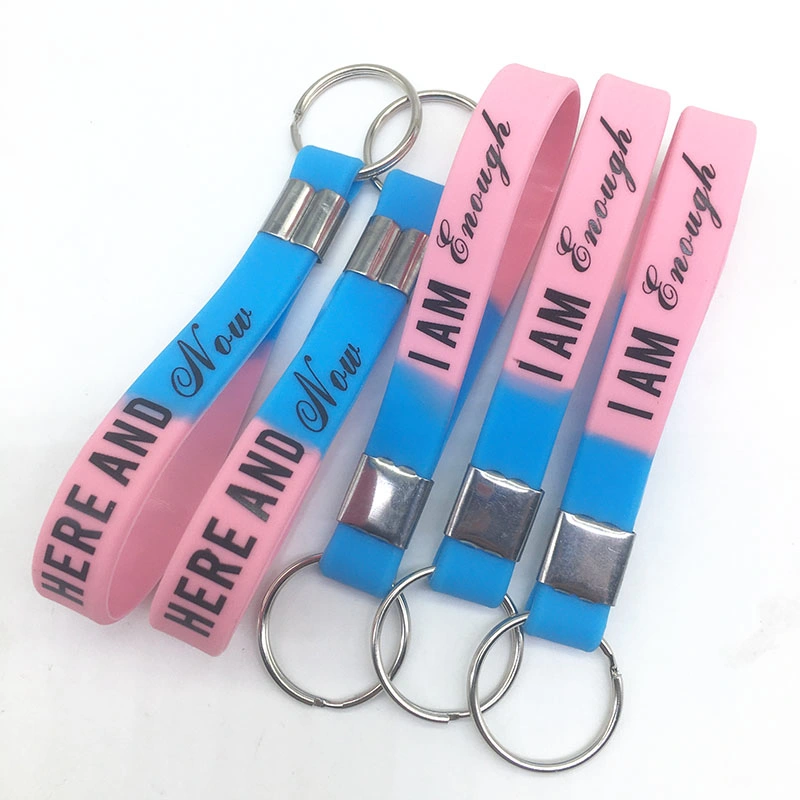 Wholesale Custom Logo 2D/ 3D Souvenir Silicon Key Ring Designer Car Decoration Accessories Soft Plastic PVC Rubber Keychain for Promotional Gifts