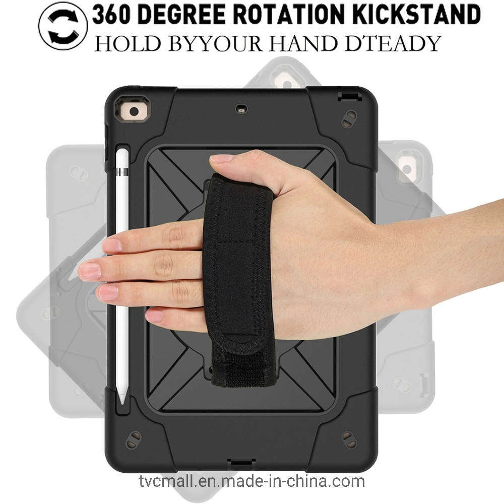 Kickstand PC + Silicone Combo with Shoulder Strap for iPad 10.2 (2020) / (2019) Tablet Case