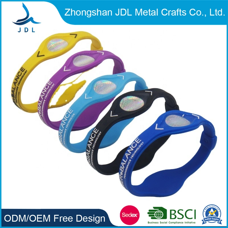 Factory Price Cheap Customized PVC Rubber Ruler Snap Bracelet Custom Logo Custom Ion Energy Silicone Wristbands Bracelet