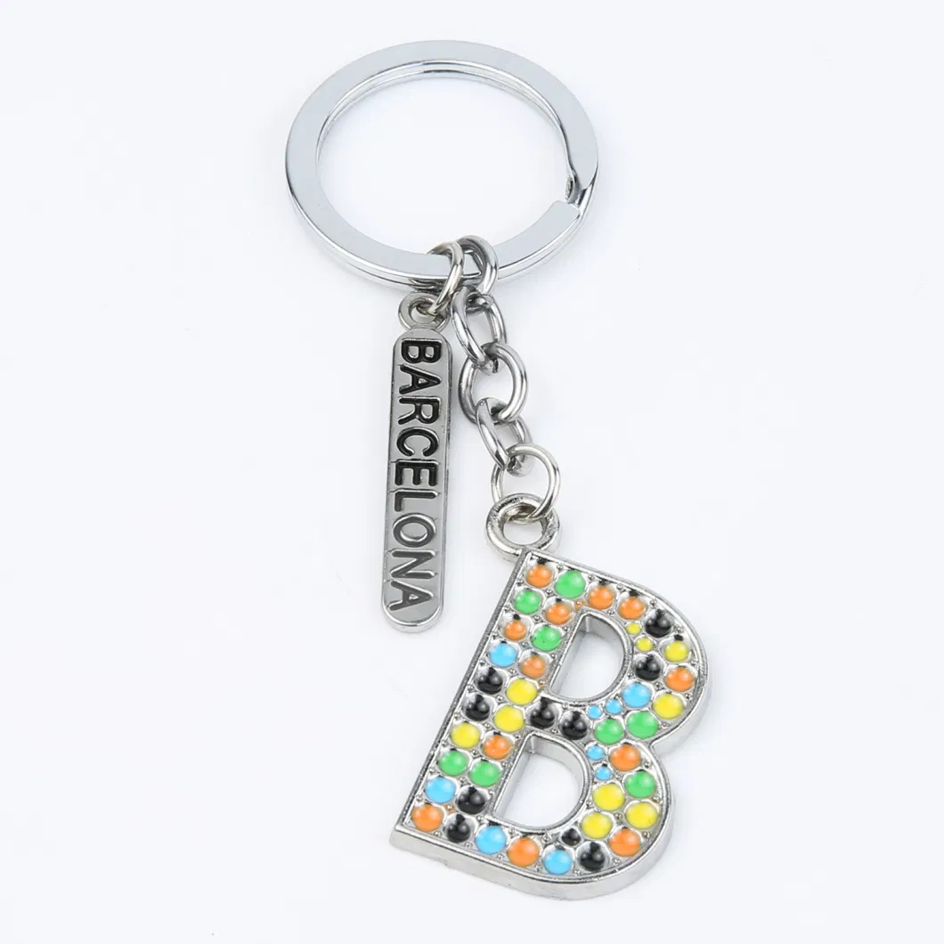 Promotional Gift Free Samples Service Custom Metal Christmas Key Chain