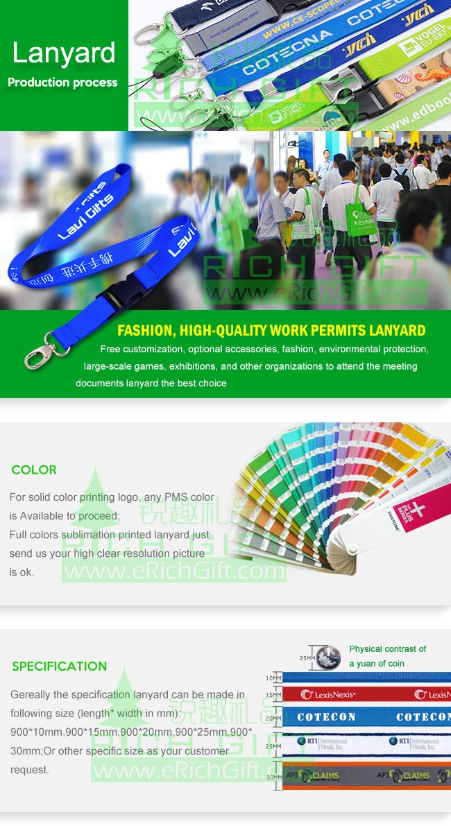 Customized Sublimation Ribbon Lanyard for Medal Holder for Wholesale