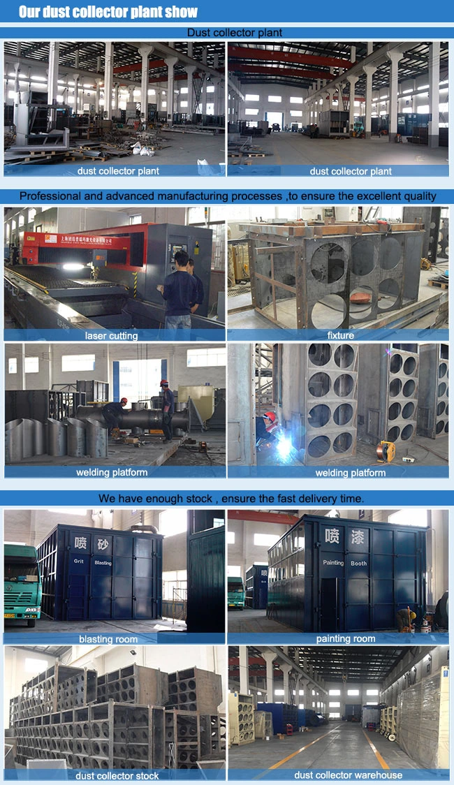 Large Processing Capacity Good Purification Effect Industry Stainless Steel Pulse Bag Type Dust Collector