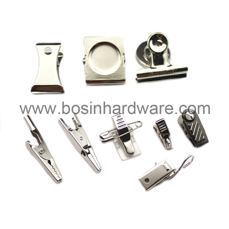 Wholesale Small Metal Patten ID Card Clip