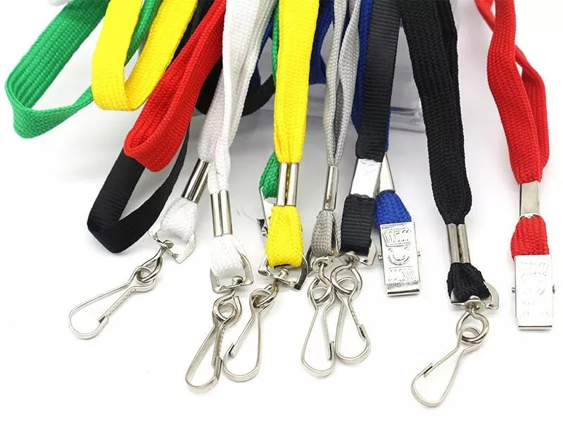 Promotional Colorful Cheap Polyester Tubular Designer Fabric Lanyard with Custom Logo