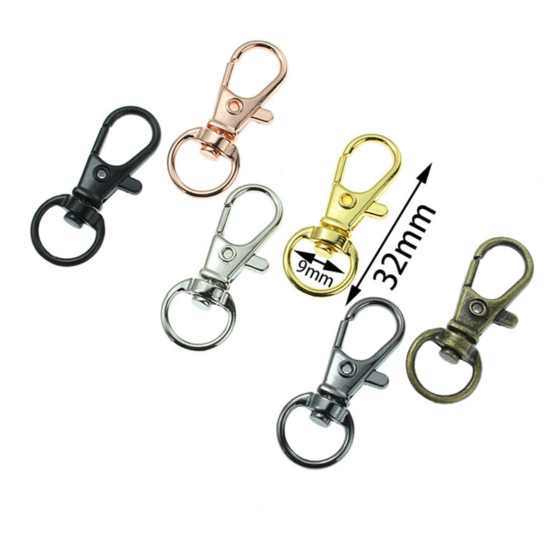 High Quality 10mm 15 mm 20mm 25mm Metal Swivel Hook Clip for Lanyard