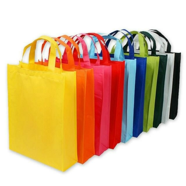 Wholesale Gift Promotional Grocery Tote Bag Die Cut Ultrasonic Shopping PP Non Woven Bag