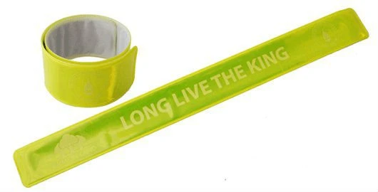 Custom Reflective PVC Slap Band Wholesale Snap PVC Slap Bracelet