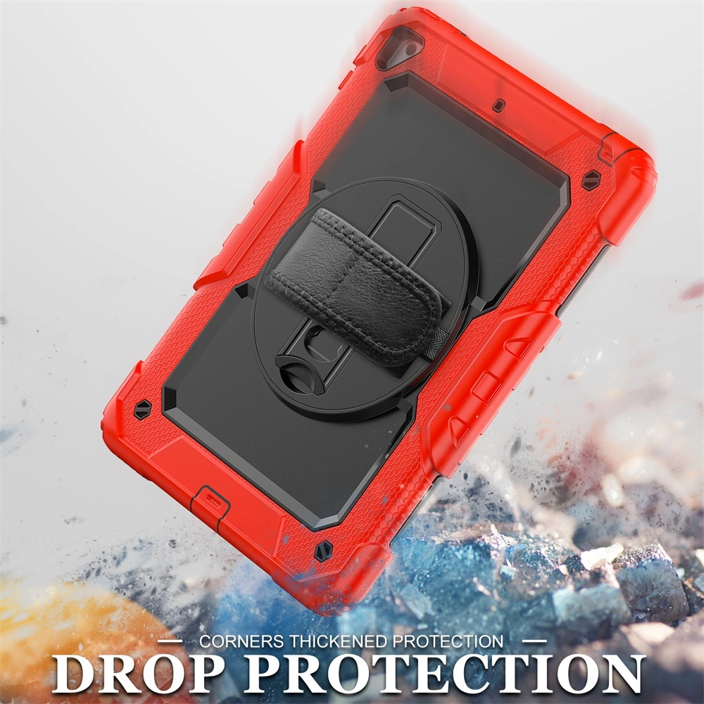 Drop Protection Silicone Case for iPad 9.7 2018 with Shoulder Strap in Stock