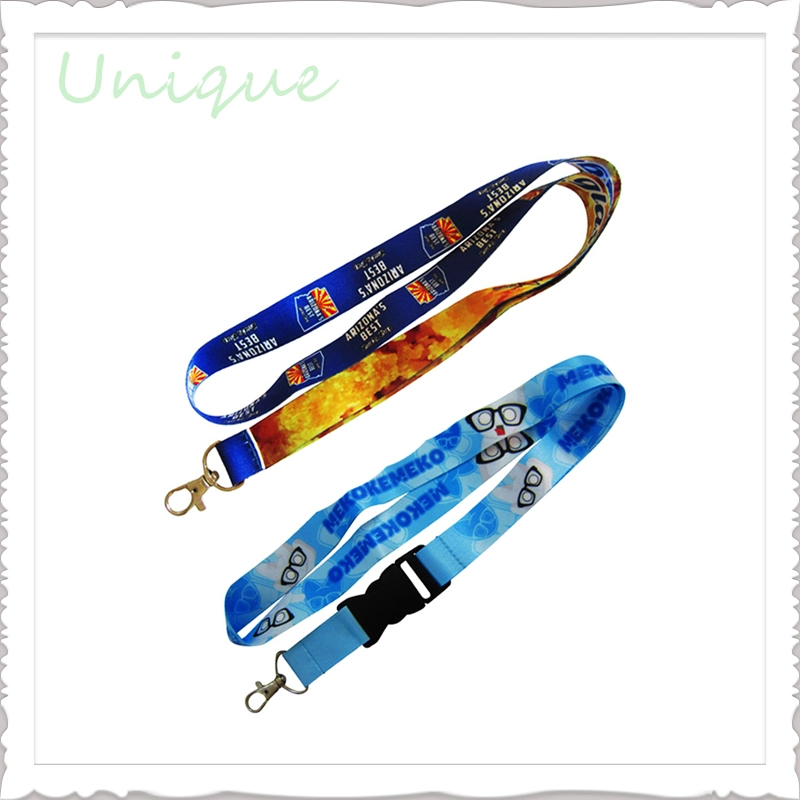 Bottle Opener Function Medal Lanyard, Card Holder Neck Lanyard, Custom Sublimation Woven Ribbon Lanyard for Promotional Gifts