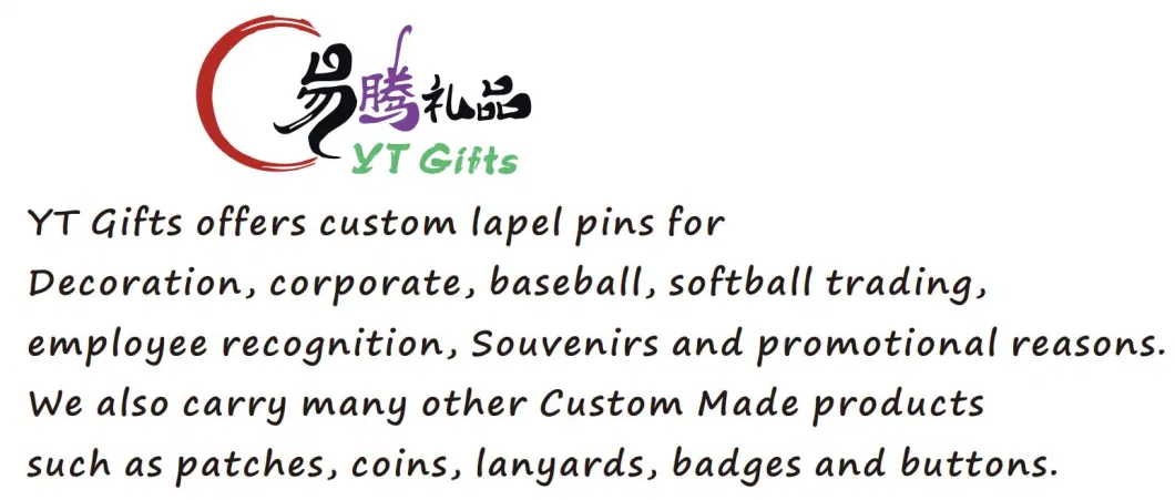 Custom Soft Enamel Pin Manufacturer Souvenir Promotional Gift Metal Badge