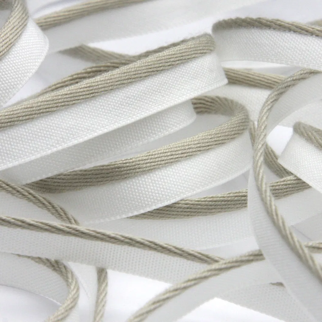 Factory Supply Custom Polyester Webbing Strap Piping Cord for Clothing