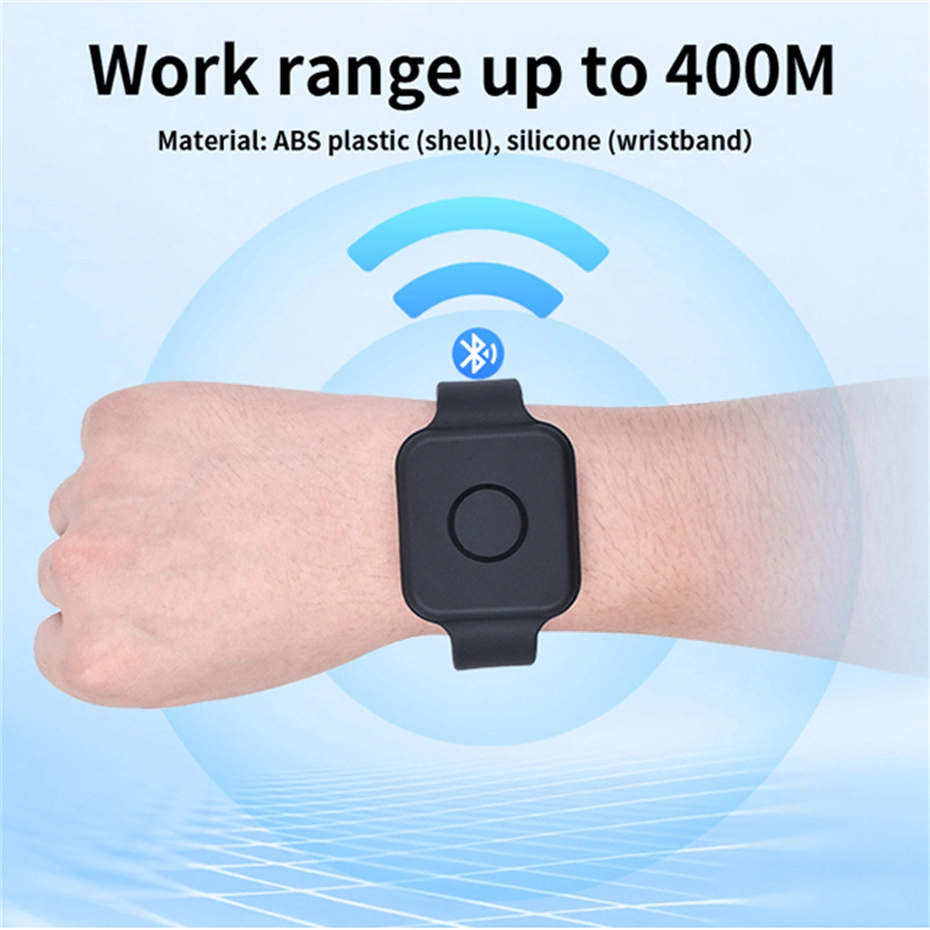 Feasycom Bluetooth 5.1 Low Energy Indoor and Outdoor Location Battery Replacement Wearable Wristband Alarm BLE Beacon