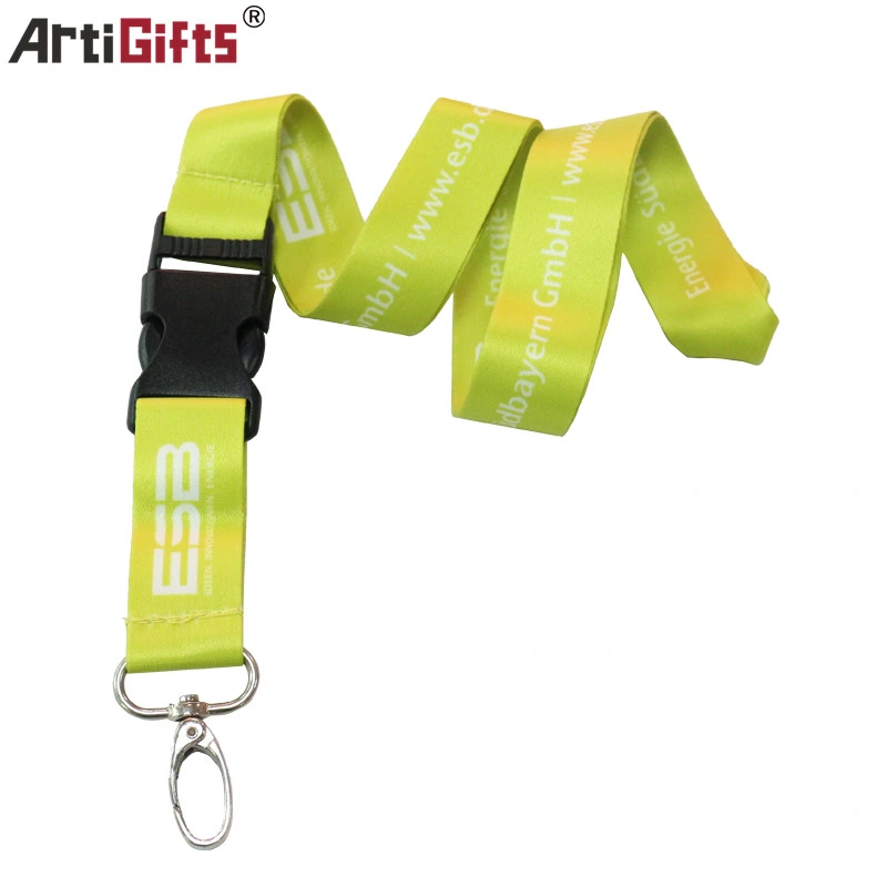 Custom Logo Printing Neck Lanyard with Metal Bottle Opener