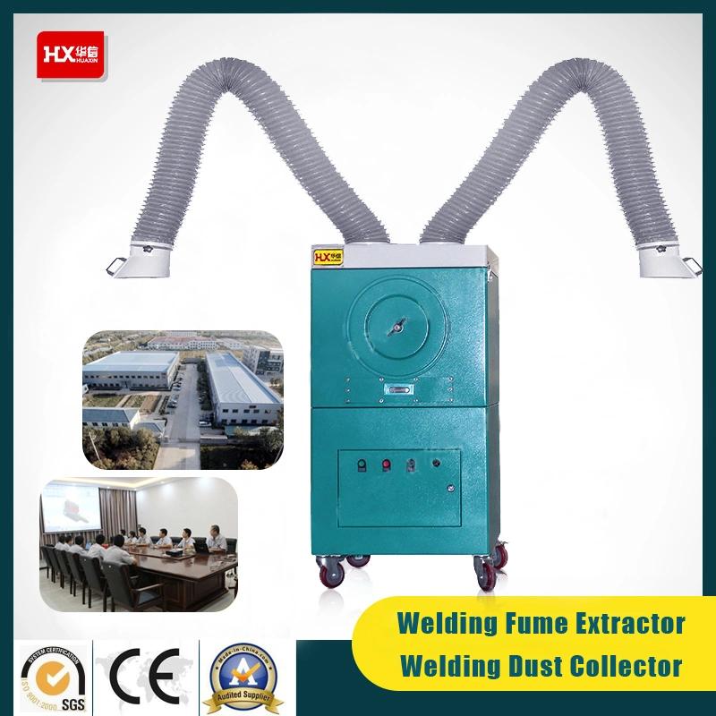 signal Arm Welding Fume Extractor/Dust Collector for One Welding Station