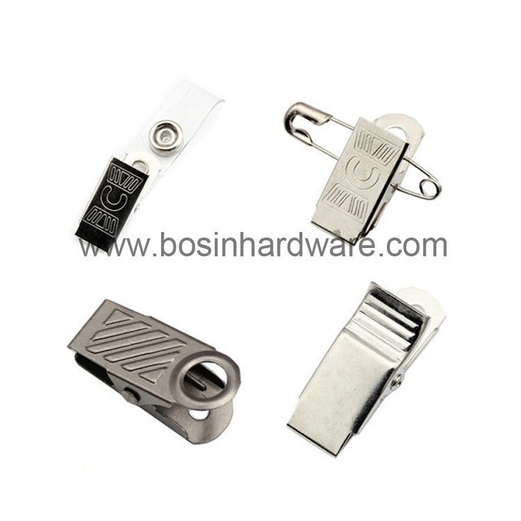 PVC Metal ID Card Clip