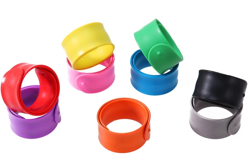 Custom Promotion Gifts Printing Silicone Slap Bracelets