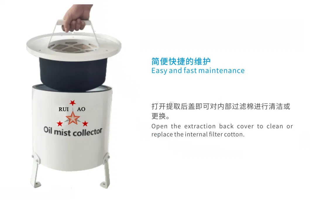 CNC Oil Mist Collector Filter Extractor for Mazak Machine Collecting Oil Mist Dust Gas