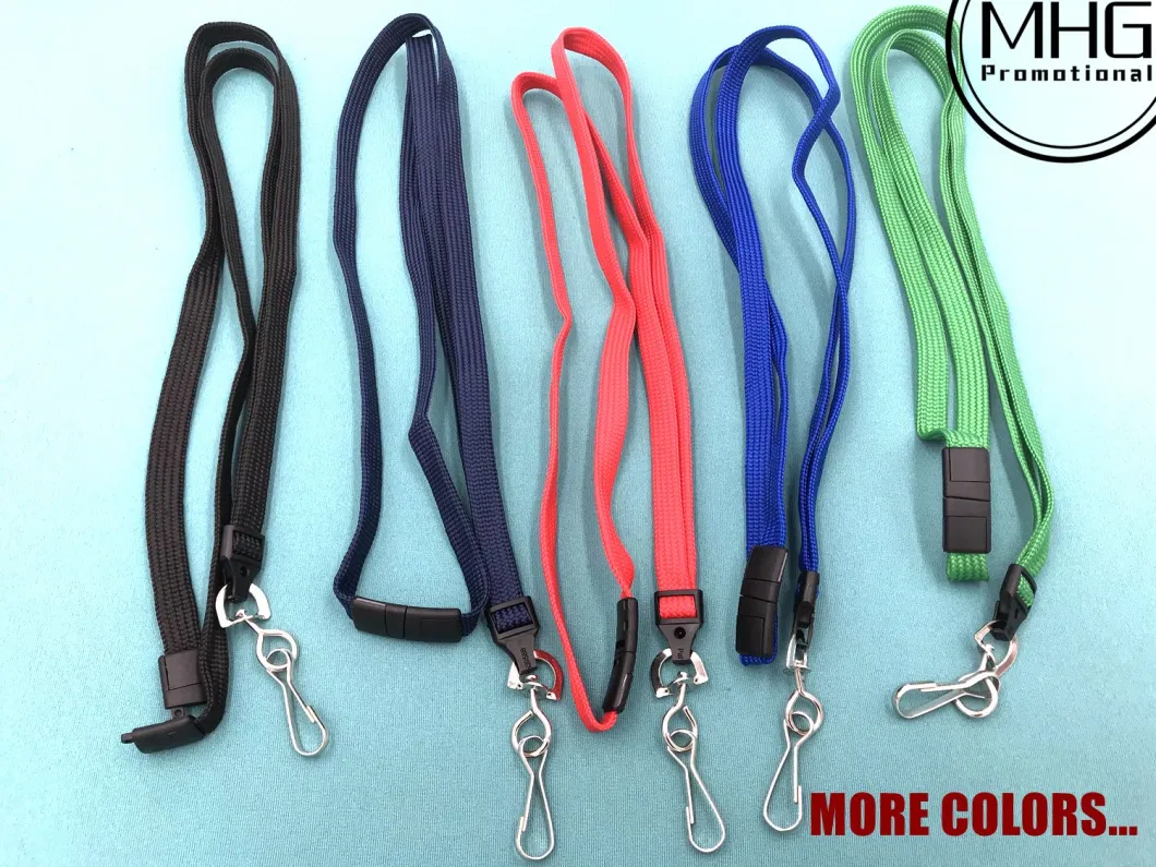 10mm Flat Swivel Hook Clip with Safety Breakaway Lanyards