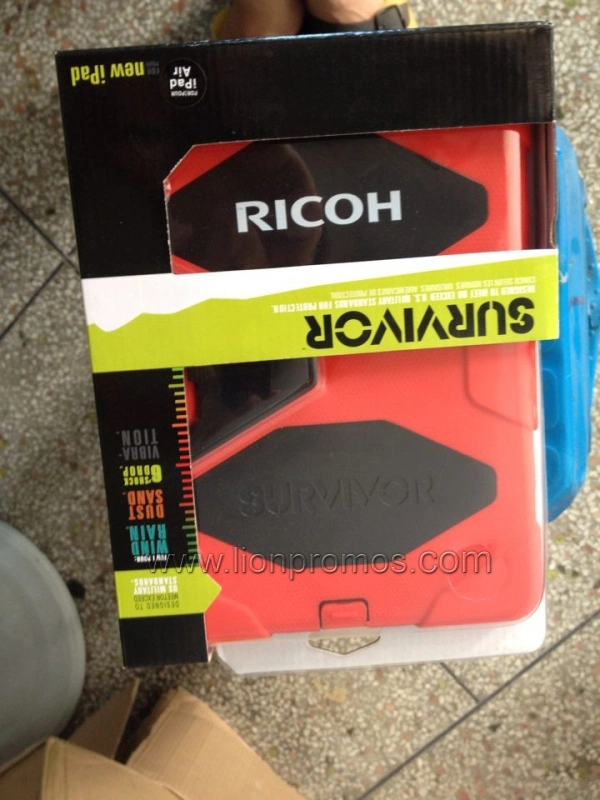 Ricoh Custom Printing Promotion Gift Shockproof iPad Cover Silicone Tablet PC Case