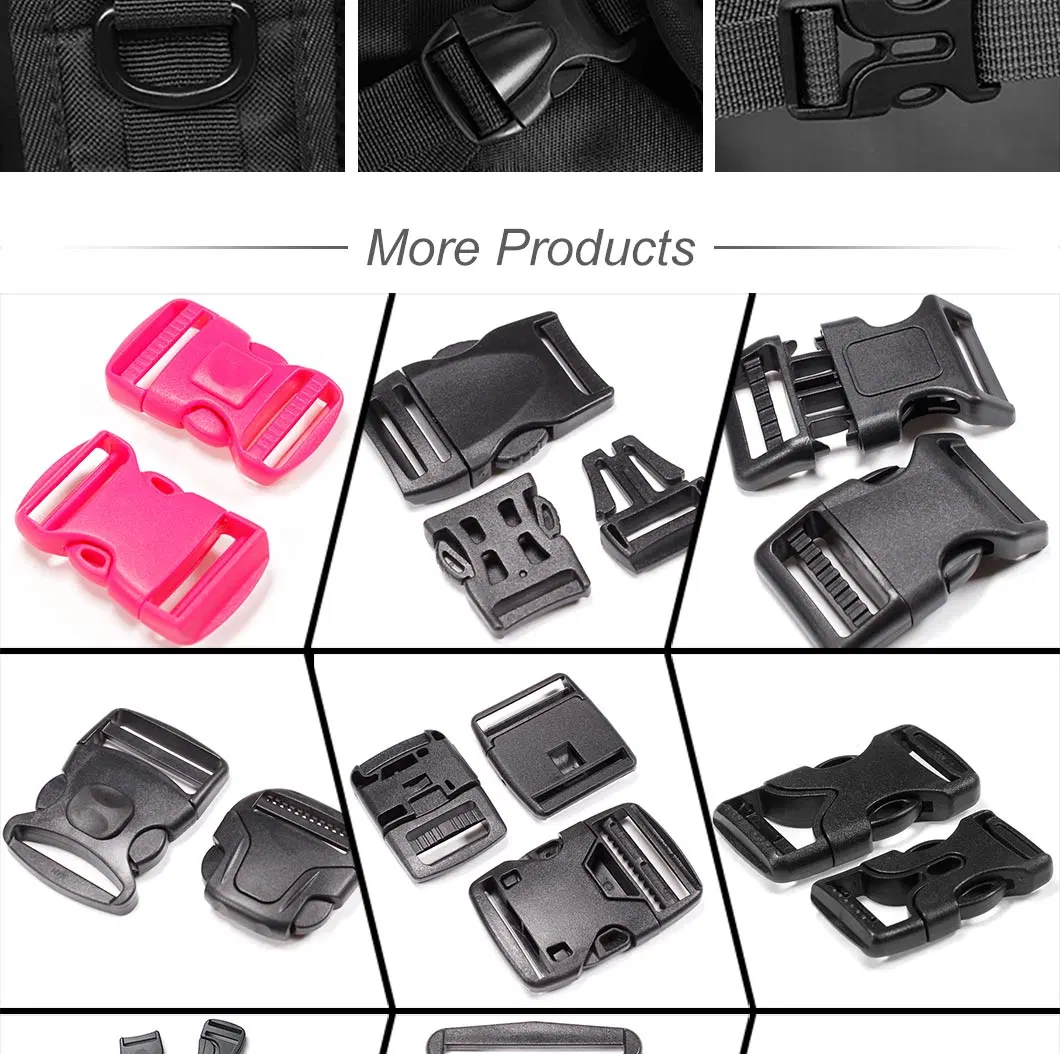 Wholesale Black Plastic Buckle Swivel Eye Snap Hook for Bag/Lanyard Buckle