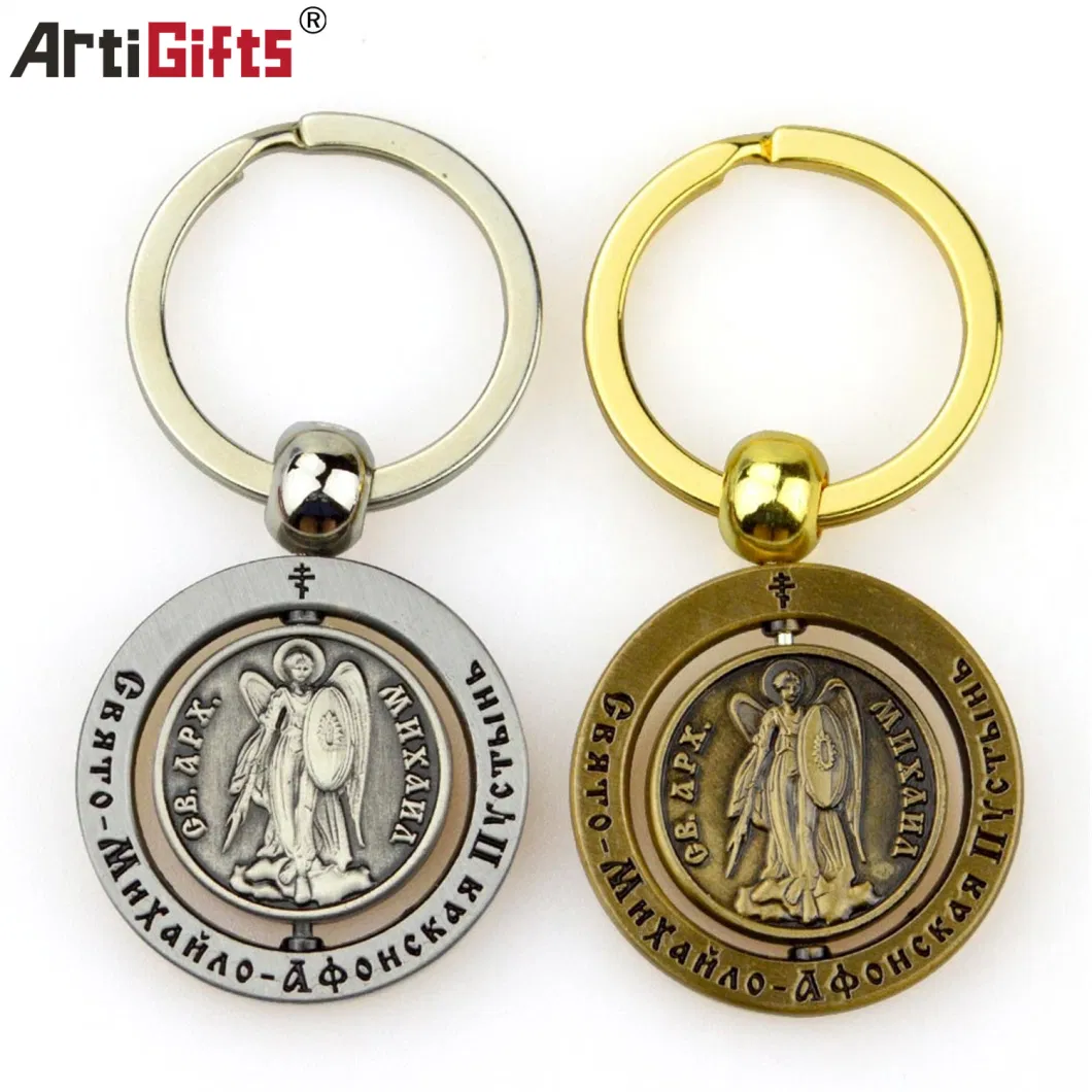 China Wholesale Customized You Own Logo Metal 3D Keychain for Souvenir Gift