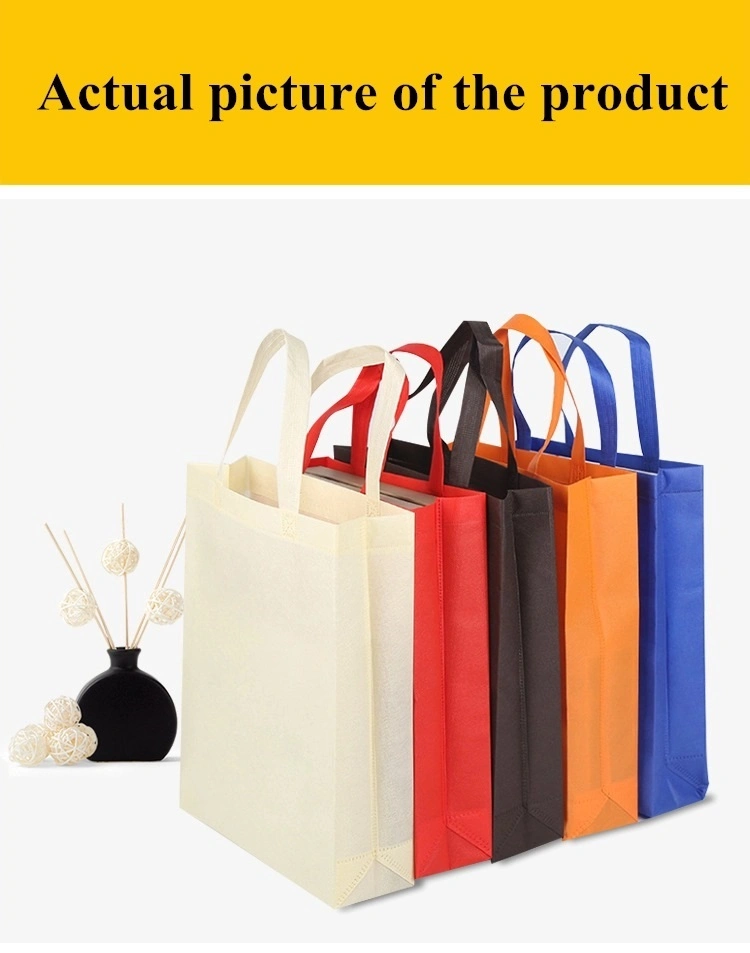 Wholesale Gift Promotional Grocery Tote Bag Die Cut Ultrasonic Shopping PP Non Woven Bag