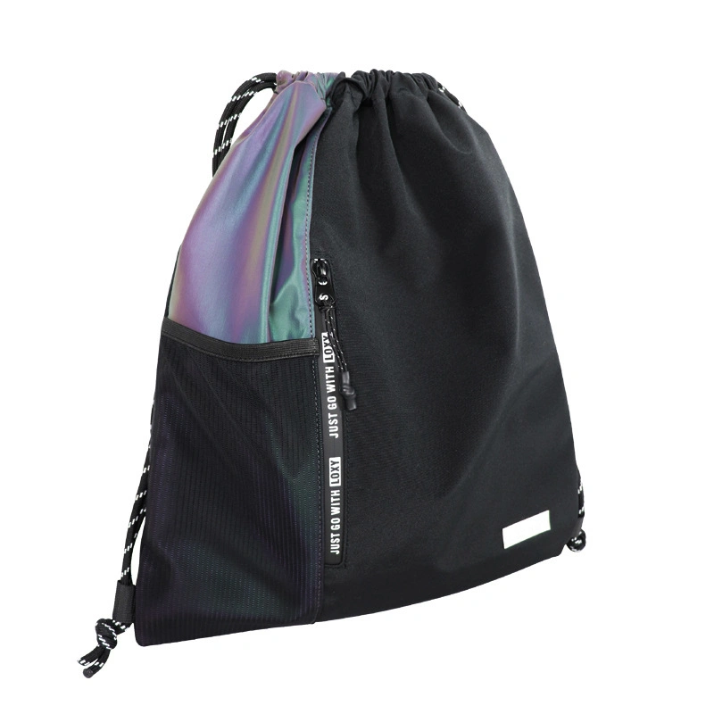 Ultra-Light Reflective Oxford Cloth Drawstring Backpack