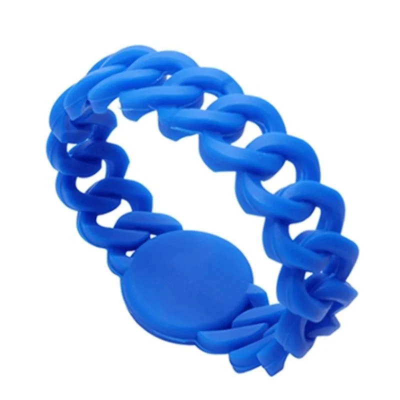 Waterproof Chain Band Silicone RFID Wristband NFC Bracelets Wristbands for Event