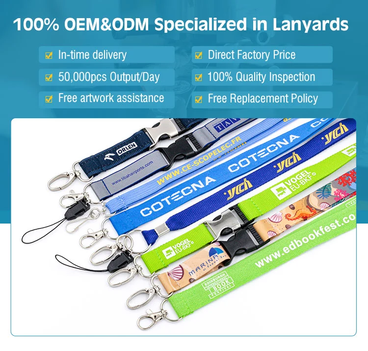 High Quality Custom Dye Sublimation Printed Multifunctional Bottle Opener Emirates Lanyard for National Day