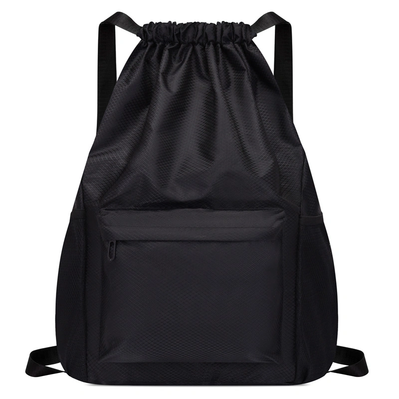 Waterproof Outdoor Sports Backpack with Zipper and Drawstring Pockets