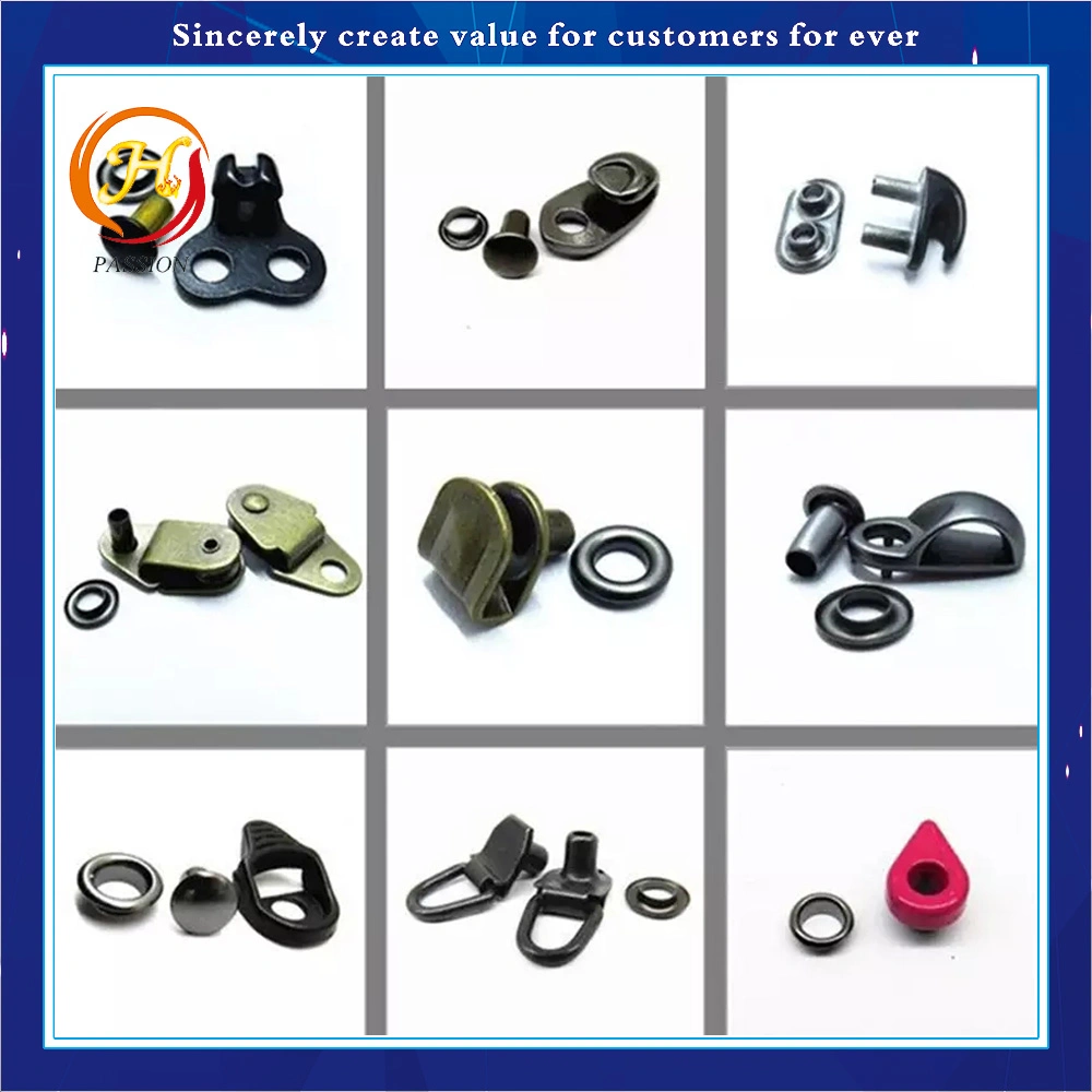 Shoe Black Metal Speed Lace Hooks Eyelets Hooks for Hiking Boot