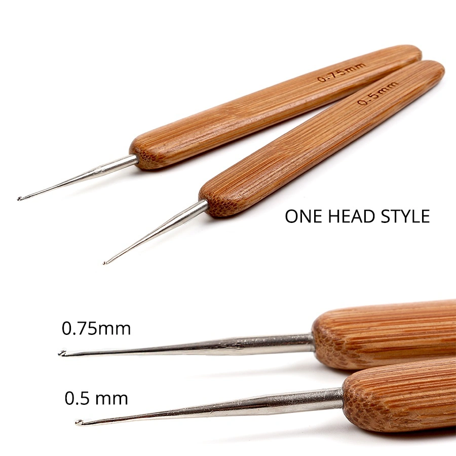 High Quality Knitting Needle Bamboo Handle Crochet Hook