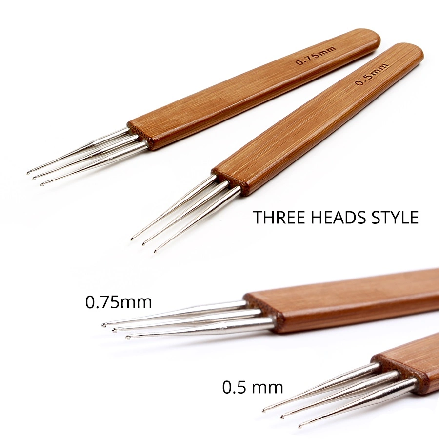 High Quality Knitting Needle Bamboo Handle Crochet Hook